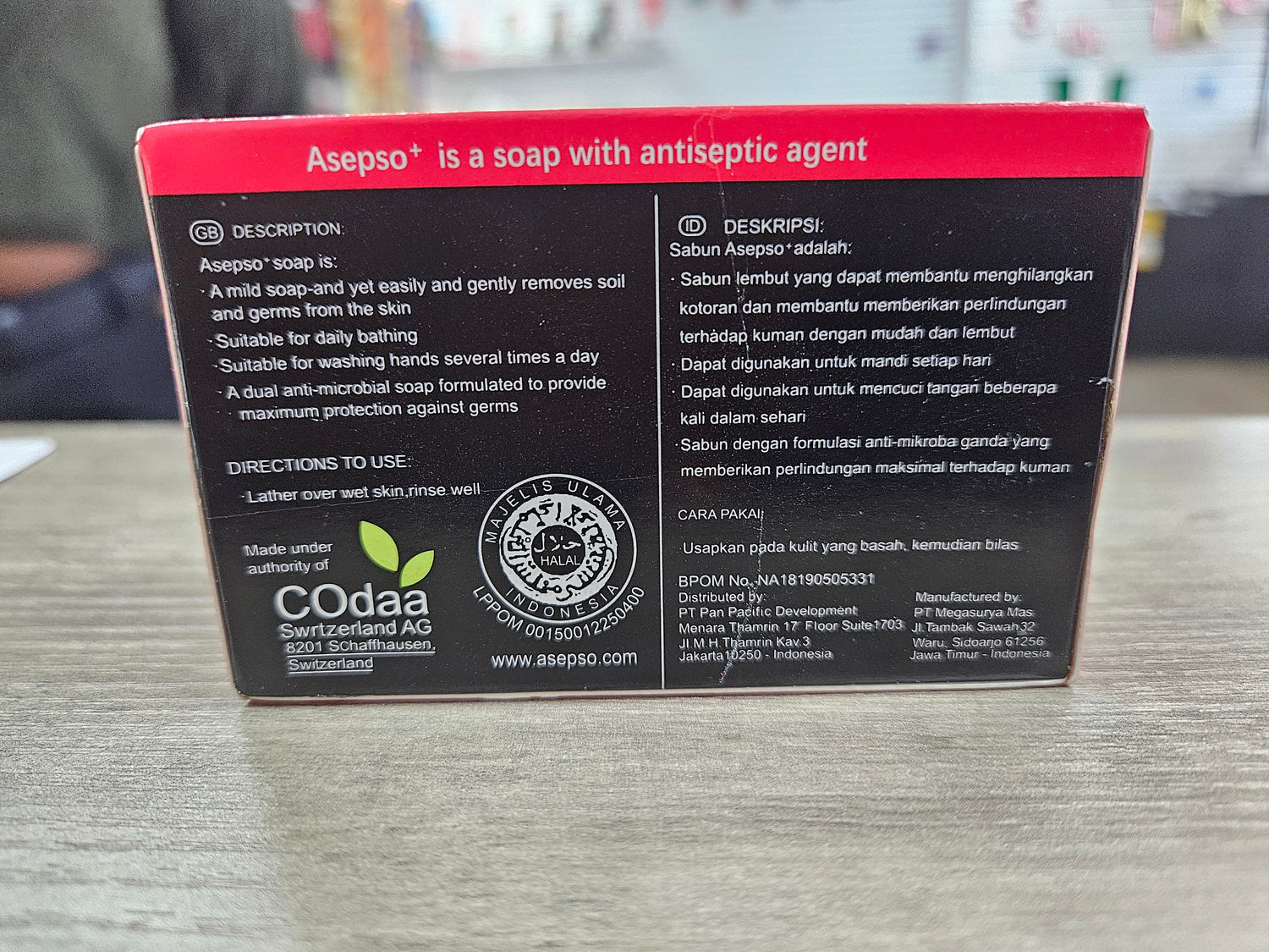 ASEPSO ANTISEPTIC SOAP