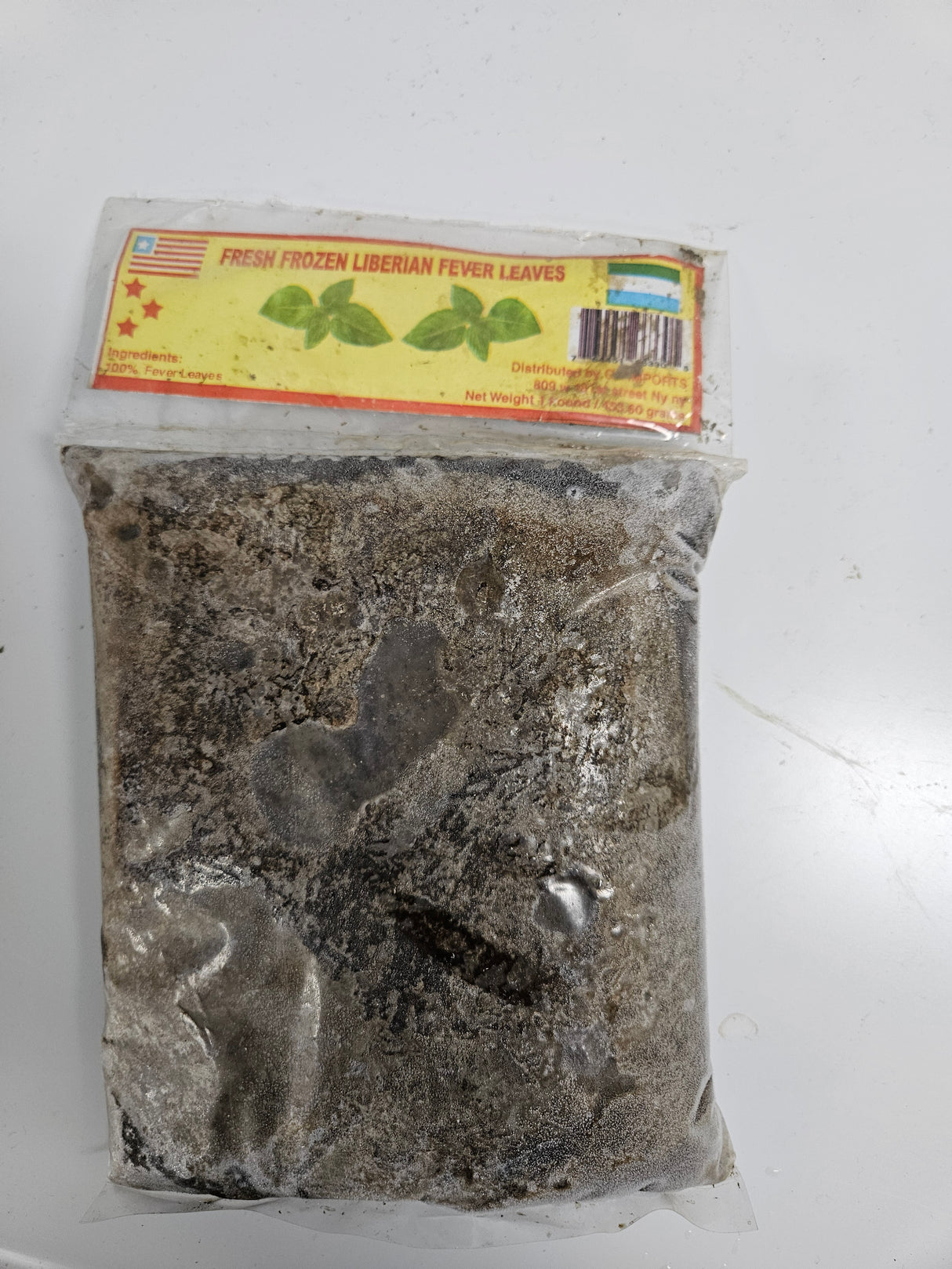 LIBERIAN FRESH FROZEN FIVER LEAVES(1LB)