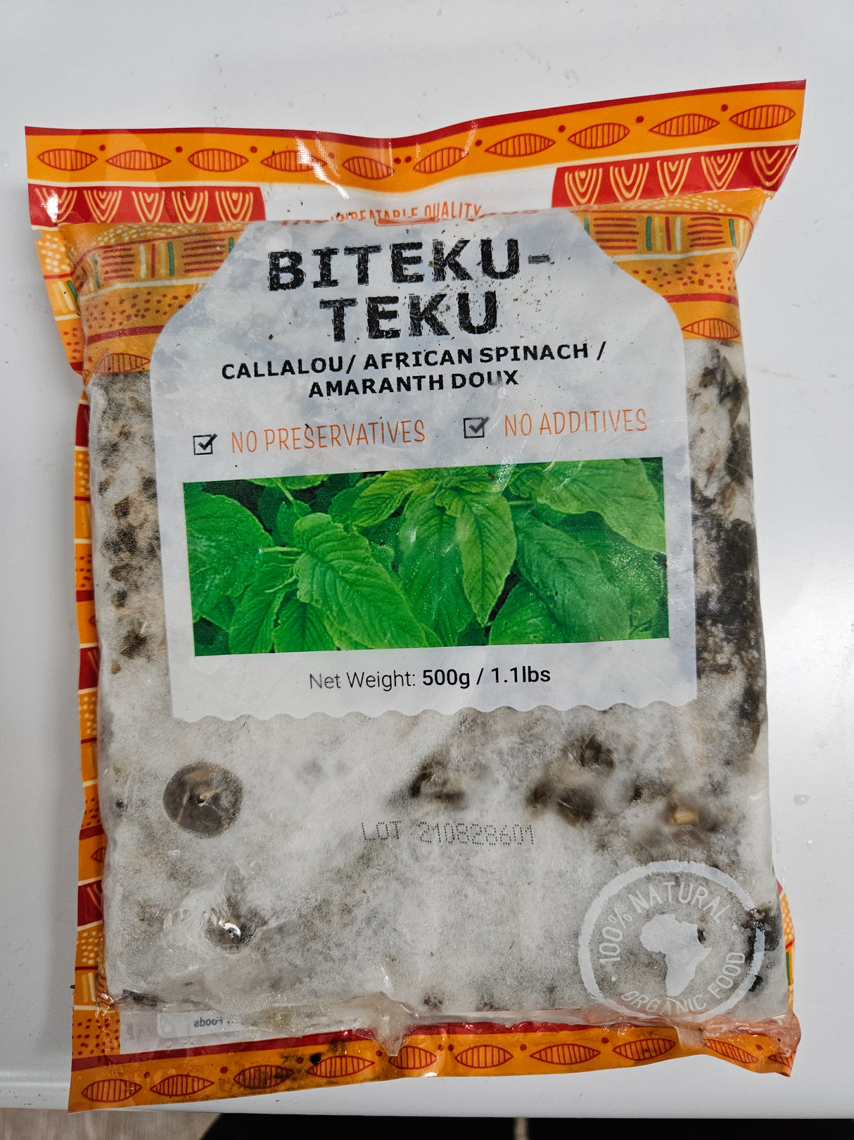TASTY FROZEN CALLALOO(BITEKUTEKU/AFRICAN SPINACH
