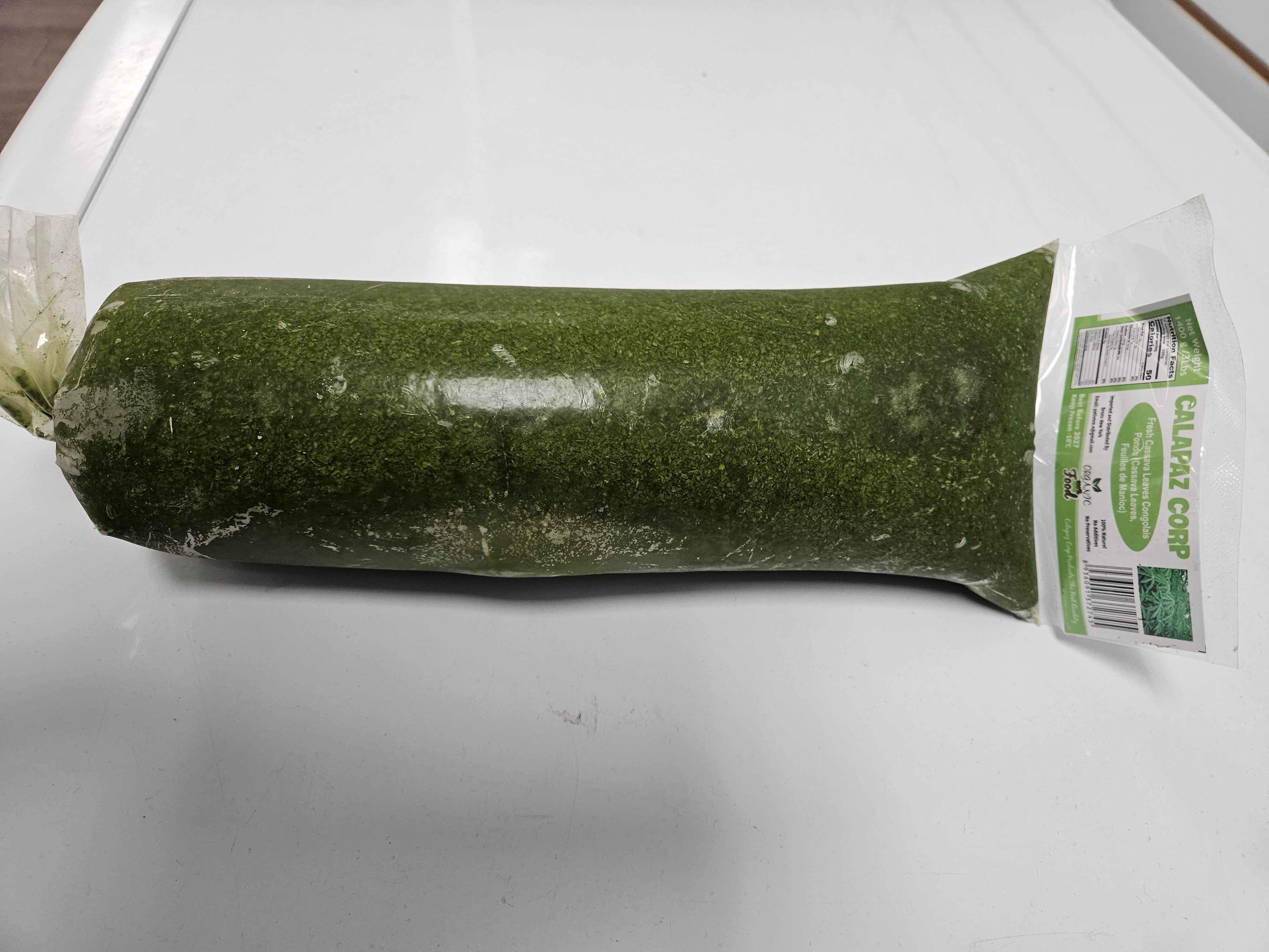 CALAPAZ FROZEN CASSAVA LEAVES(3LBS)