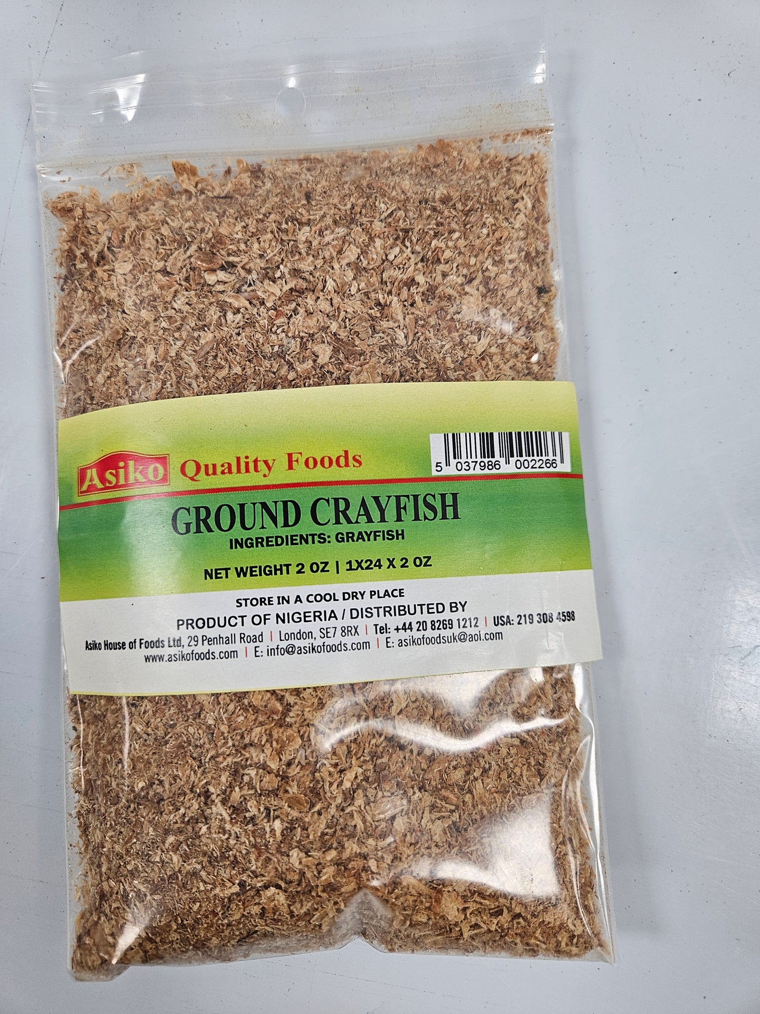 ASIKO GROUND CRAYFISH (2OZ)