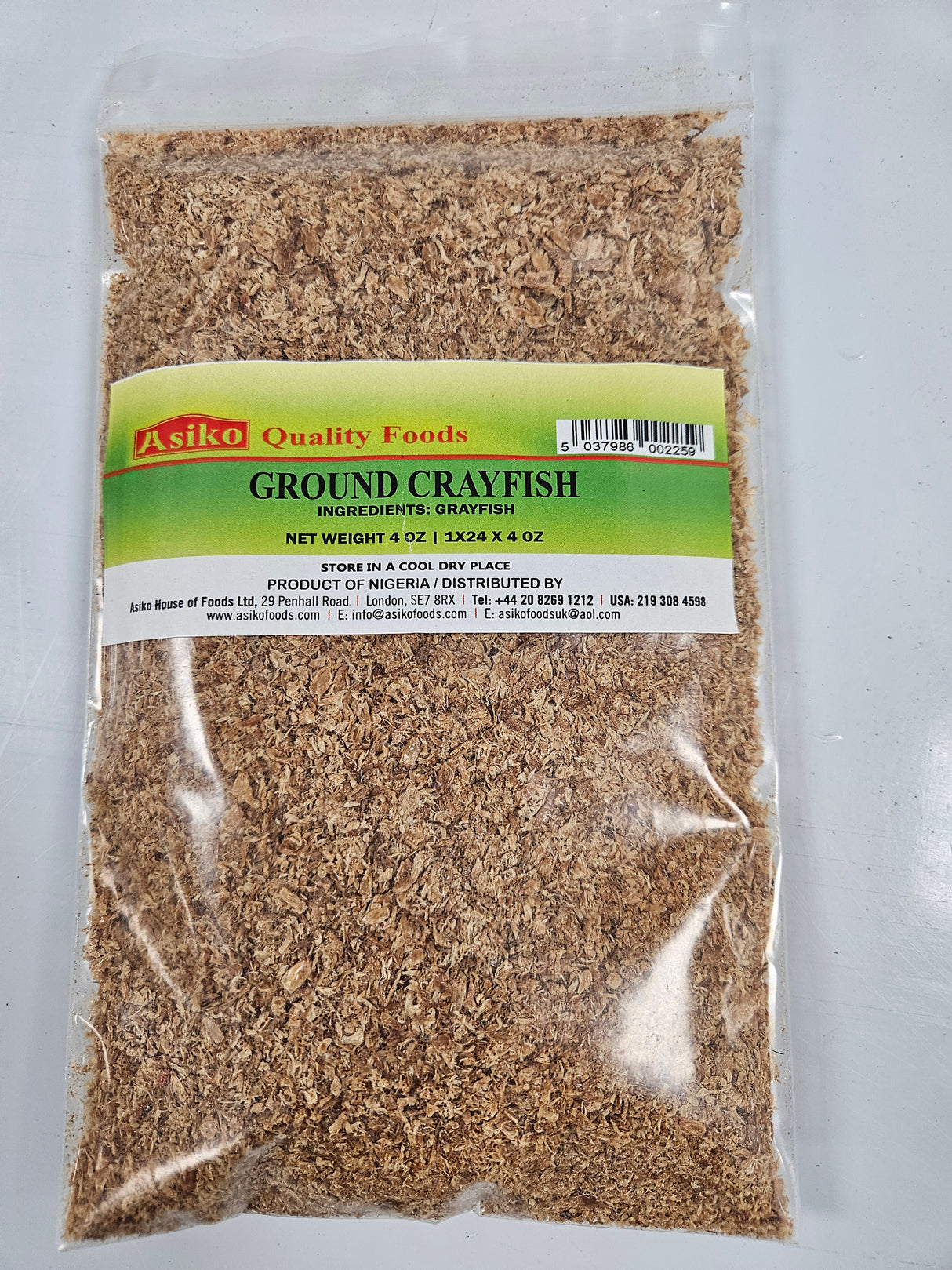 ASIKO GROUND CRAYFISH (4OZ)