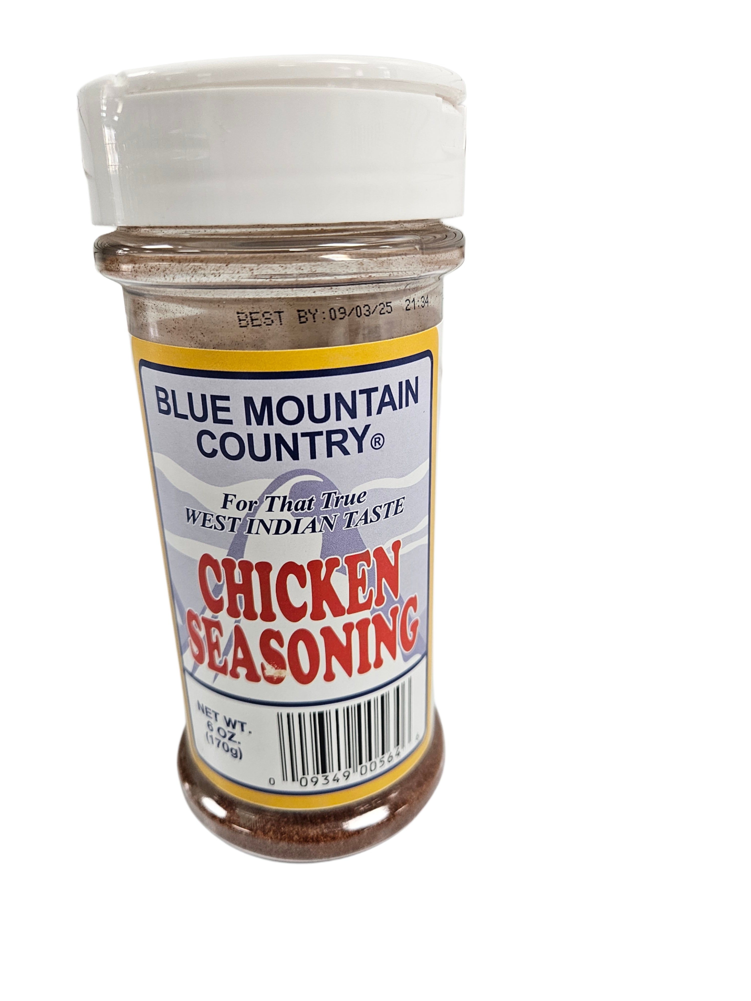 BLUE MOUNTAIN COUNTRY CHICKEN SEASONING (60Z)