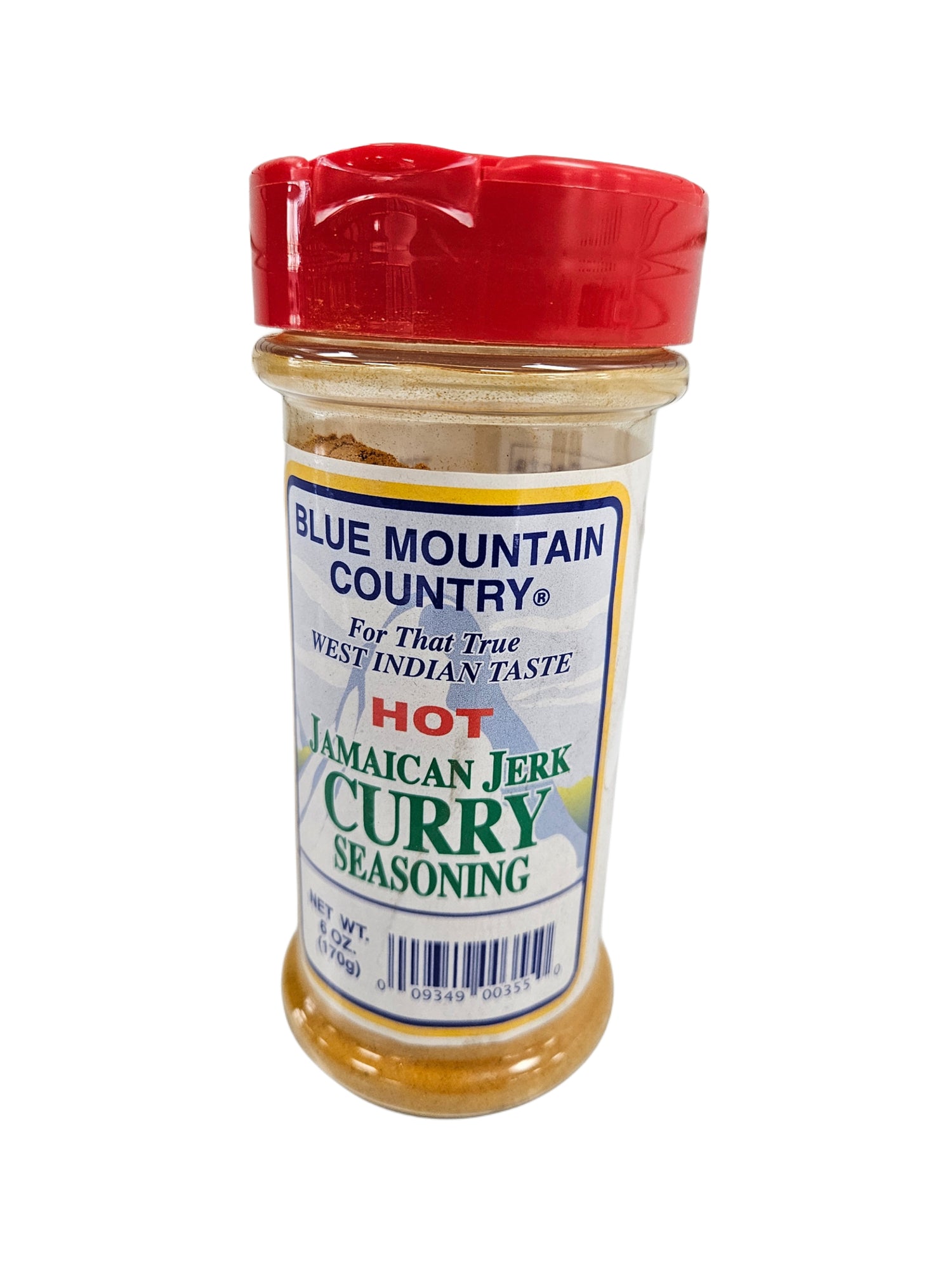 BLUE MOUNTAIN COUNTRY HOT JAMAICAN JERK CURRY SEASONING (6OZ)