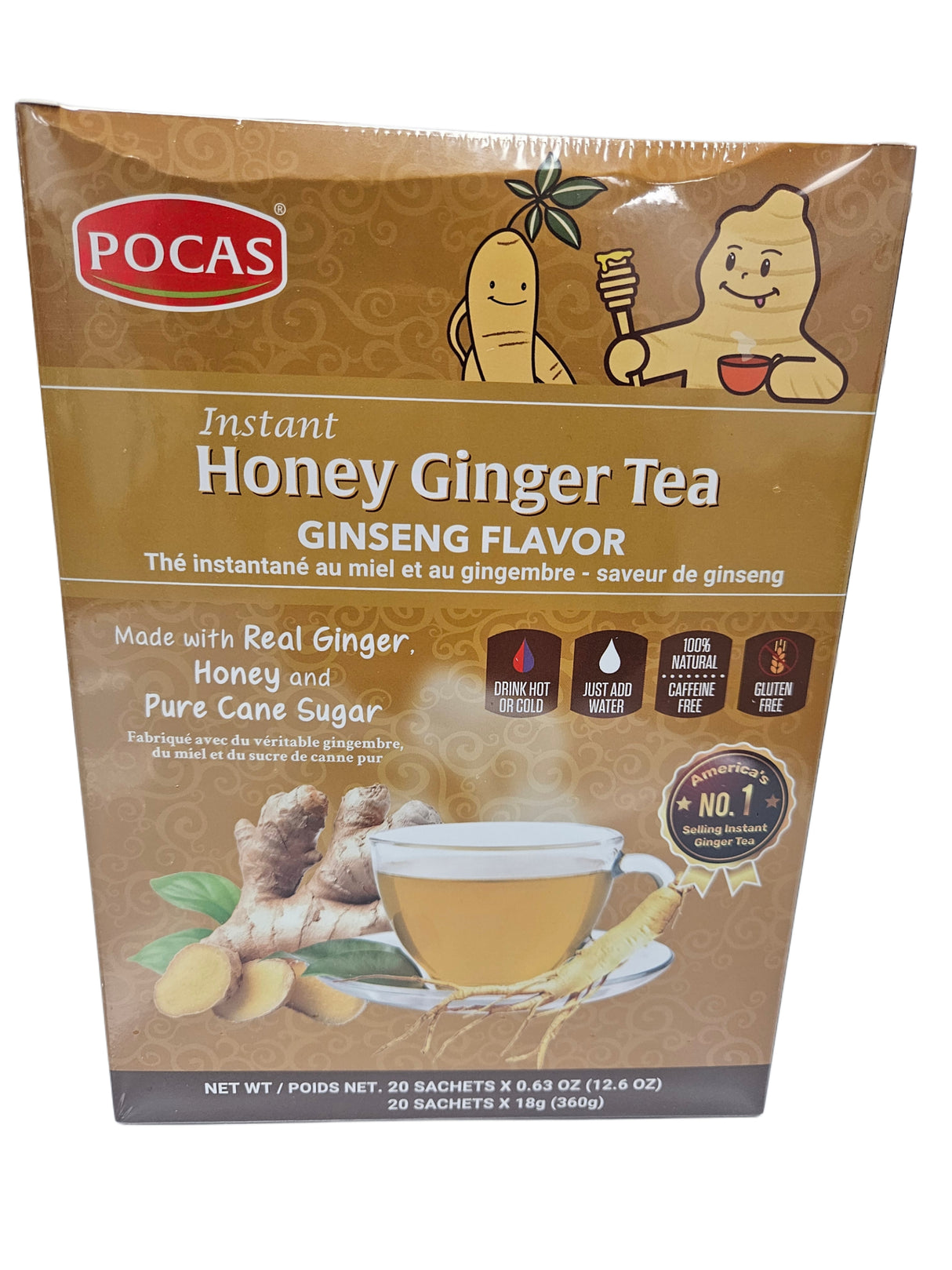 POCAS HONEY GINGER TEA (GINSENG)