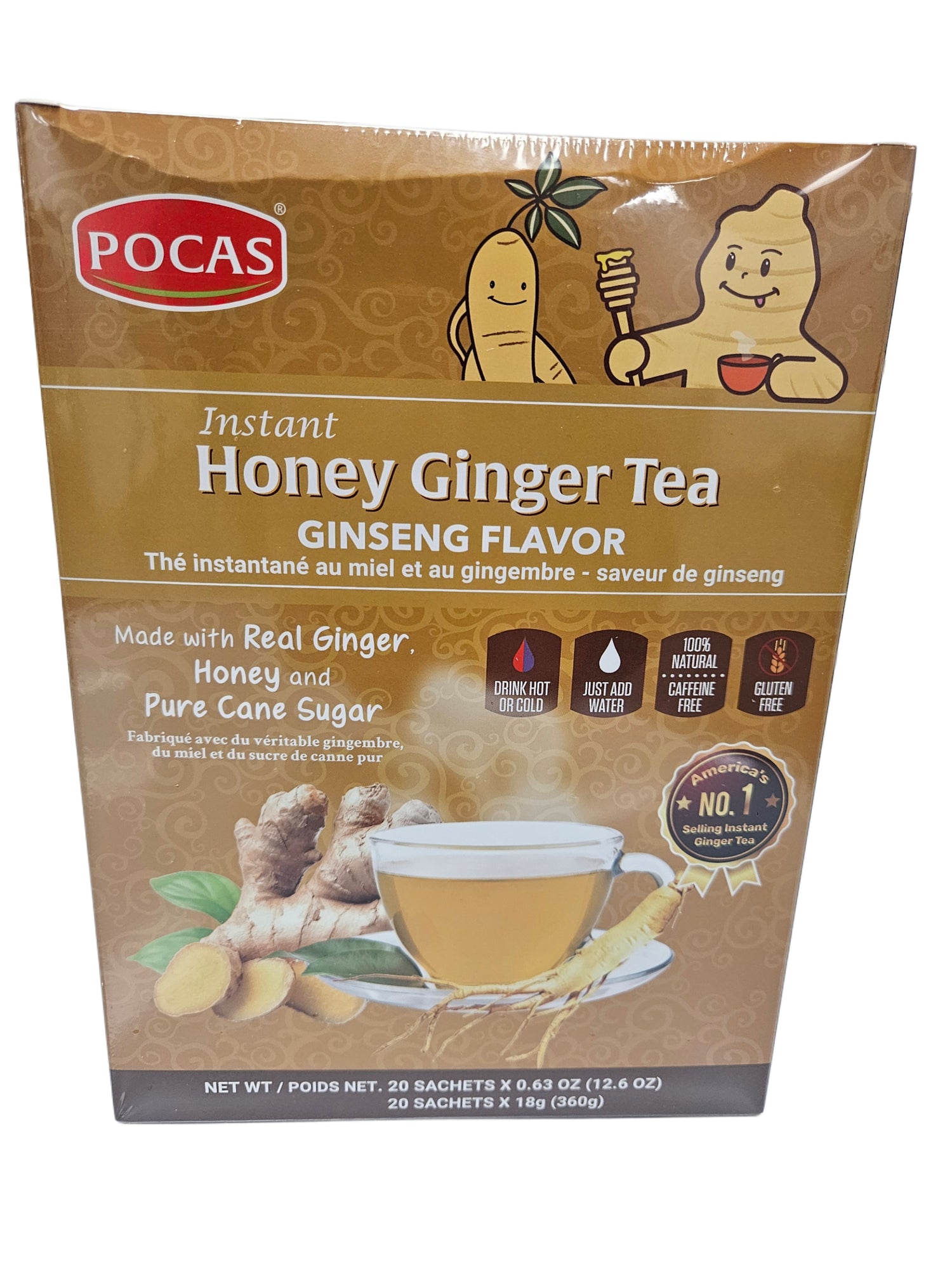POCAS HONEY GINGER TEA (GINSENG)