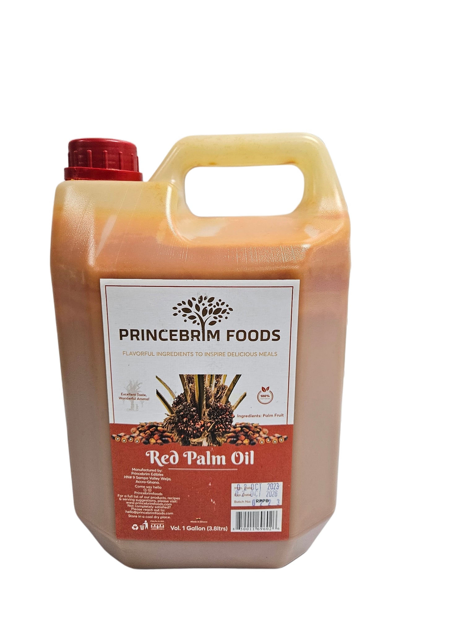 PRINCEBRIM RED PALM OIL 1 GAL