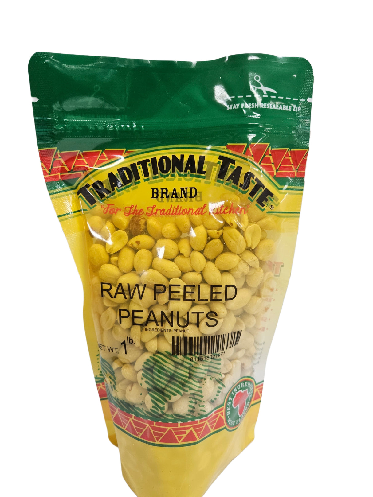 TRADITIONAL TASTE  RAW PEELED PEANUTS (1LB)