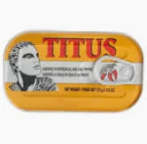 TITUS SARDINE IN SOYBEAN OIL & CHILI PEPPER