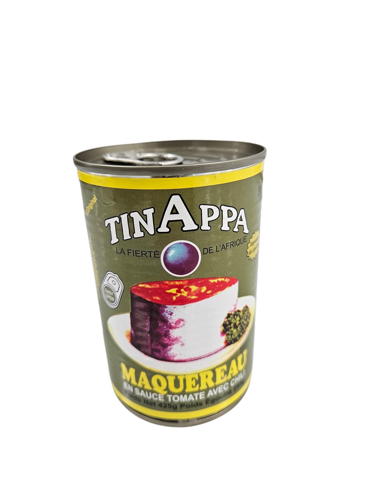TINAPPA MACKAREL IN TOMATO SAUCE WITH HOT CHILI (425G)