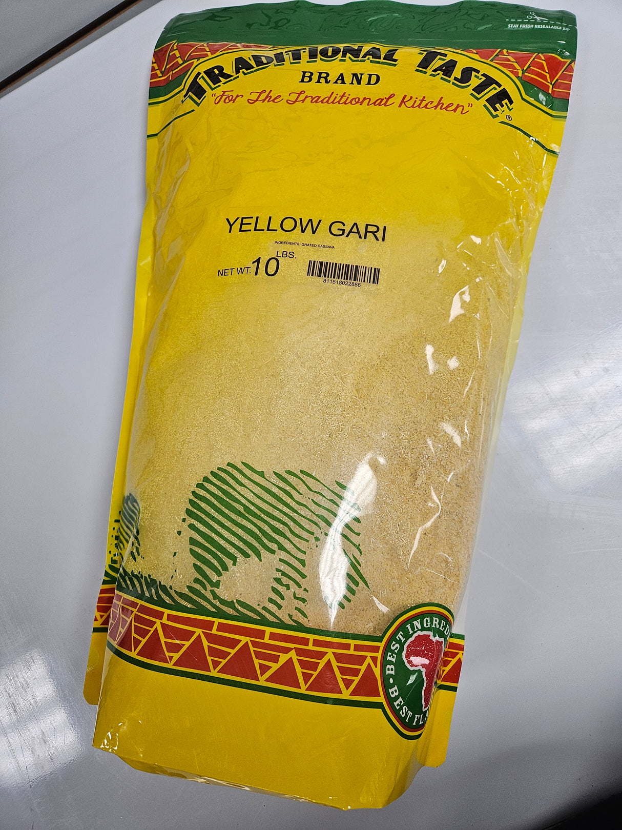 TRADITIONAL TASTE YELLOW GARRI 10LBS