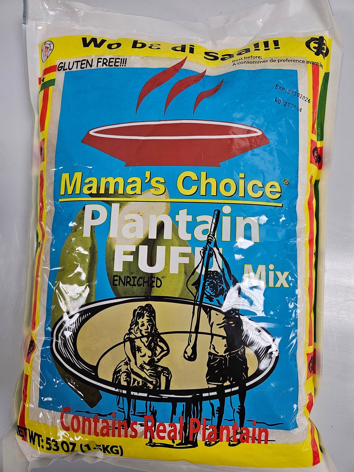 MAMA'S CHOICE PLANTAIN FUFU 1.5KG