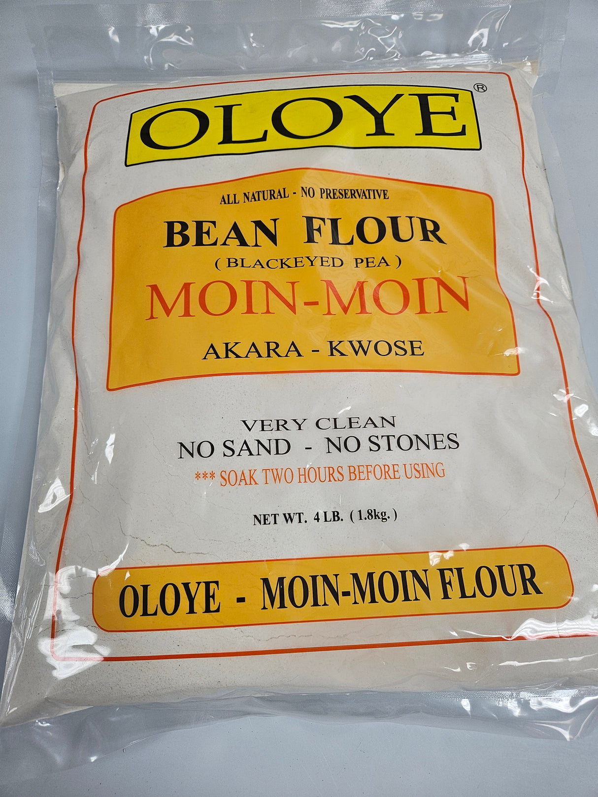 OLOYE MIMI BEAN FLOUR 4LBS