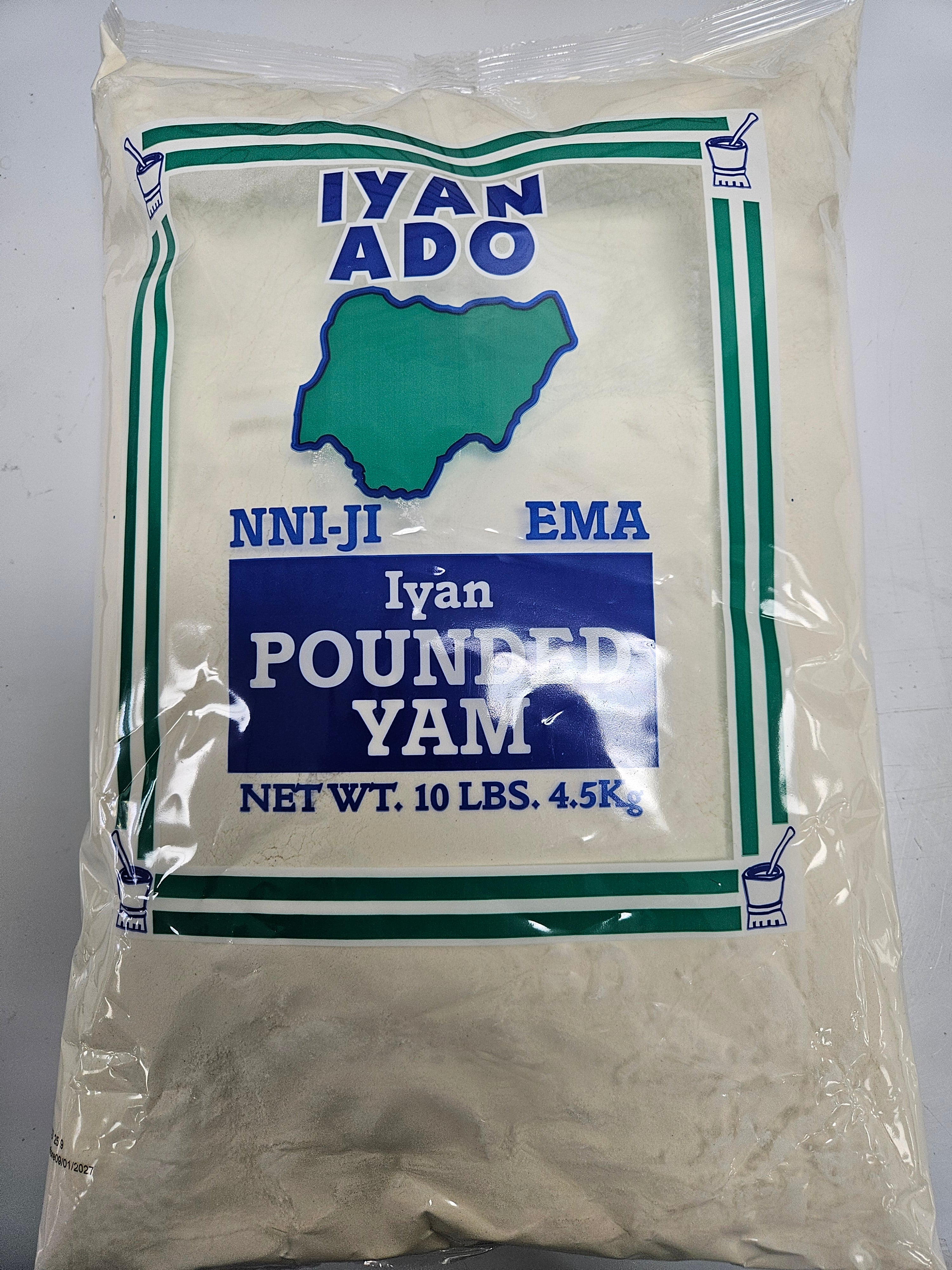 IYAN ADO POUNDED YAM(10LB)