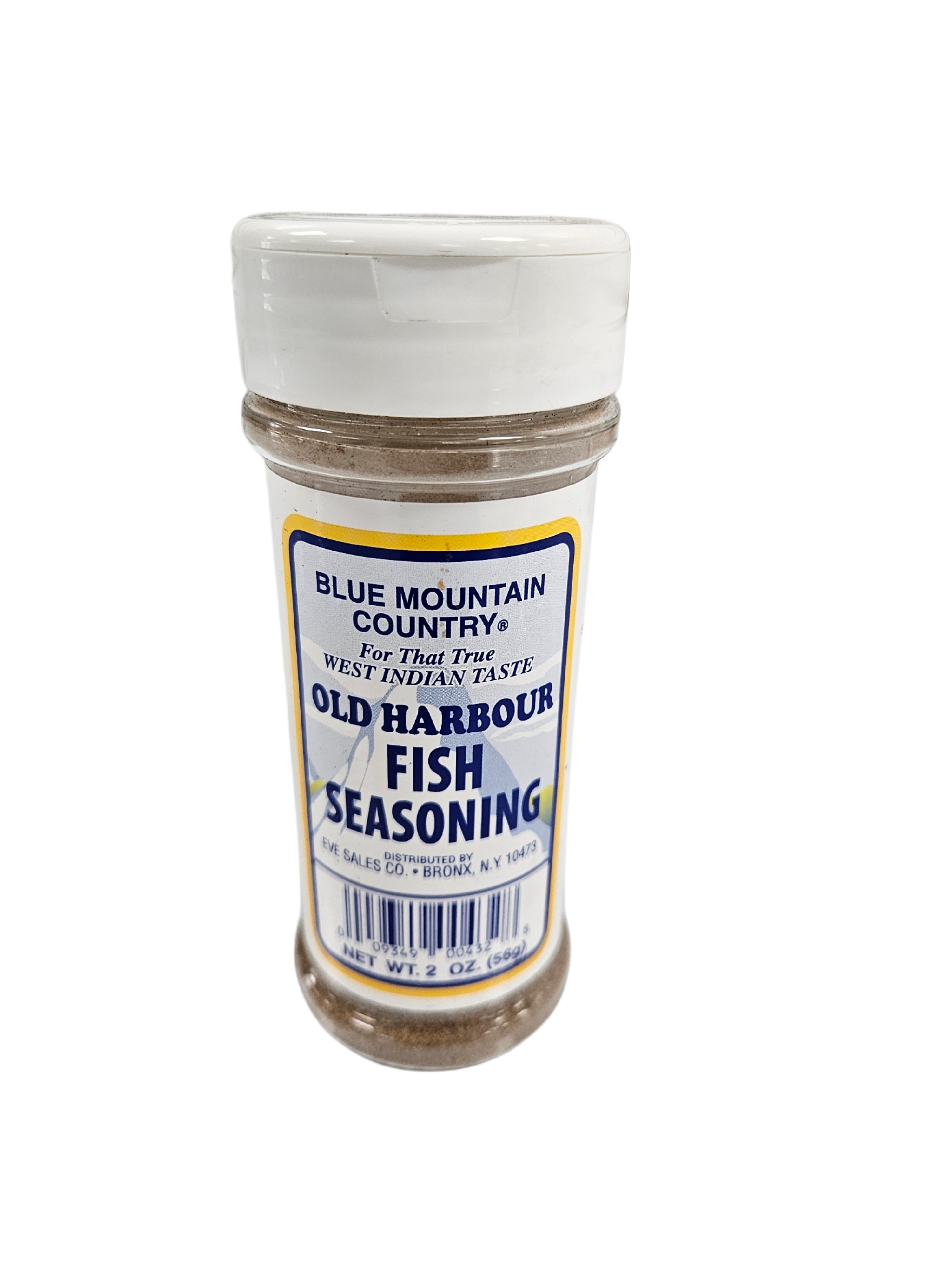 BLUE MOUNTAIN COUNTRY FISH SEASONING (60Z)